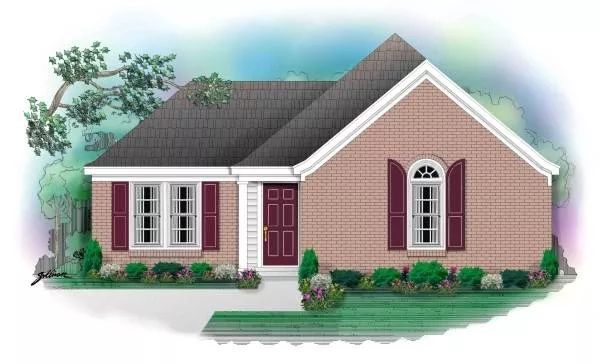 image of traditional house plan 8111